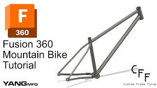 Fusion 360 Tutorial: How to design a mountain bike frame