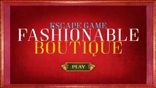 Escape Game Fashionable Boutique Walkthrough -FirstEscapeGames