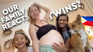 17 Weeks Pregnant in PHILIPPINES  Telling our family. REACTION