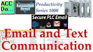 Productivity 1000 Series PLC Email and Text Communication