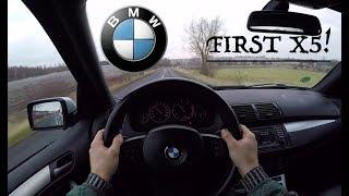 BMW X5 3.0d (2006) POV Test Drive + Acceleration 0-200 km/h