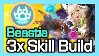 Beastia Skill Building : 3x Types (Onslaught . Roar . Double Line) / DragonNest SEA (2025 Jan Patch)