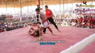 Бирманский бокс летхвей: несколько сильных ударов/Lethwei: several heavy blows