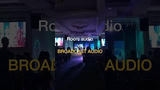 Room Audio vs Broadcast Audio #audiotechnology #musicindustry #music #audioequipment #worshipmusic