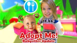 Николь как НЯНЯ для Алисы /Adopt me Babysitter Roblox / РОБЛОКС