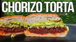 Mexican Chorizo Torta Sandwich | SAM THE COOKING GUY 4K