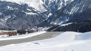 LANDING AT THE MOST DANGEROUS AIRPORT IN THE WORLD! (Courchevel Airport, France)