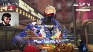DAFRAN SOLDIER 76 GOD - OVERWATCH 2 SEASON 16 TOP 500 GAMEPLAY