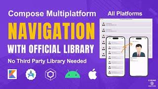 Navigation In Compose Multi Platform Using Official Navigation Compose Library | KMP Navigation