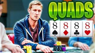 30 Minutes of Quads (High Stakes Poker)