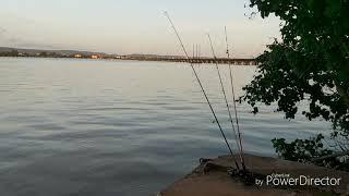 Fishing small fish in sea at koh kong