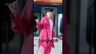 BTS in pink dress so cute #shorts#Trendytrends