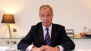 Farage gives update on milkshake attacker.