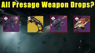 ALL WEAPONS YOU CAN GET FROM THE PRESAGE EXOTIC MISSION - DESTINY 2