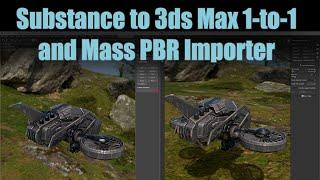 Substance to 3ds Max 1-to-1 and Mass PBR Importer (No Plugins)