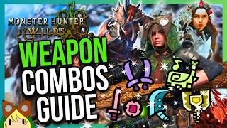 The NEW BEST COMBOS For EVERY WEAPON In Monster Hunter Wilds! | Open Beta Beginner's Guide