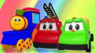 lær farver | gade køretøjer | Learn Colors | Street Vehicles | Kids Tv Danish | Børnesange Danske