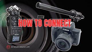 How To Connect Shotgun Mic / Zoom H6 to Mirrorless