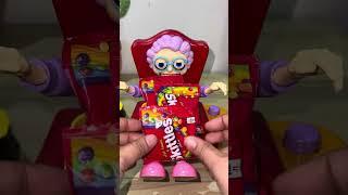 ASMR SKITTLES AND APPLE BISCUITS WITH GREEDY GRANNY  #satisfying #trending