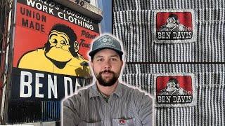 Hickory Stripe Ben Davis Clothing Haul and Review | Ben Davis 1/2 zipper | Vintage Clothing Haul