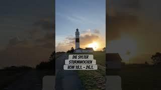 Die Sturmwochen jetzt erleben bei Sylt TV #sturm #leuchtturm