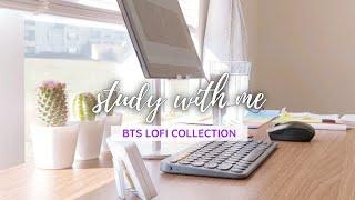  BTS lofi study with me | BTS lofi relaxing study music, real-time, 1 hour, pomodoro 30/10