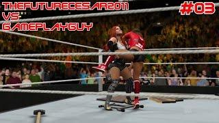 TheFutureCesar2011 Vs GameplayGuy | Becky Lynch vs Nikki Bella | WWE 2K17 Online Match | 03 | WWE