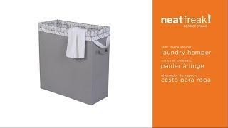 5446 neatfreak Slim Space Saving Laundry Hamper assembly instructions