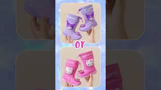Kuromi vs Hello Kitty  #shorts #hellokitty #kuromi #choose #aesthetics #viralvideo #sanrio