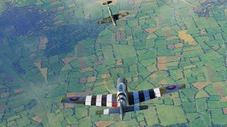 DCS World | P-51 Mustang 1v1 BFM Training | Echo19 Sound Mod
