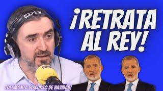 “TREMENDO REPASO” de Ignacio Escolar al Rey Felipe VI por su DISCURSO de NAVIDAD