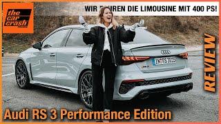 Audi RS 3 Performance Edition (2023) Wir fahren die Limousine mit 400 PS! Fahrbericht | Review | RS3