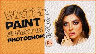 Water Color Painting Effect In Photoshop 2022 Tutorial Lets Design Together | Watercolor Photoshop