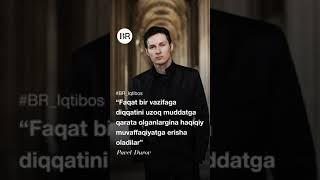 Pavel Durov #biznes #moliya #tadbirkorlik #omad #uzbekistan