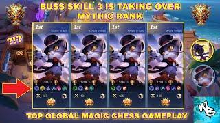 OVERPOWERED TOP GLOBAL BUSS STRATEGY NEW SEASON - BEST MAGIC CHESS SYNERGY -Mobile Legends Bang Bang