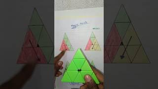 Viral tricks to solve Pyramid cube @KingofCubers #youtubeshorts #rubikscube #pkcuber