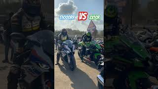 BMW S1000RR vs Kawasaki Ninja Zx10r #superbike #bmws1000rr #kawasakininja #zx10r #ninjazx10r #z900