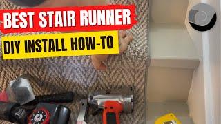 Modern Farmhouse Stair Runner Install DIY How-To | Full Tutorial