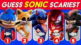 Guess The Sonic Scary the Hedgehog 3 Characters by Their Voices  Sonic the Hedgehog 3 Movie Quiz