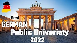 Study Master's in Germany |Top 5 German Public University 2022 | Study in Germany 2022 | #Shorts