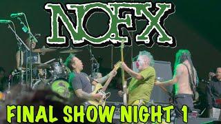 NOFX Final Show (Night 1 of 3) Full Set 10-4-2024 Pt 1