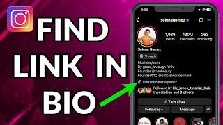 How To Find Link In Bio On Instagram