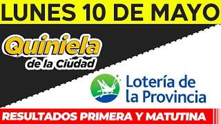 Quinielas Primera y matutina de La Ciudad y Buenos Aires Lunes 10 de Mayo