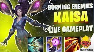 70K+ DAMAGE INTENSE KAISA GAME! Ft. @BrokenSupport  - Wild Rift HellsDevil Plus Gameplay