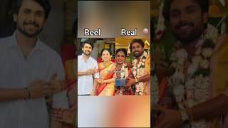 vijay tv serial hero reel vs real wife 