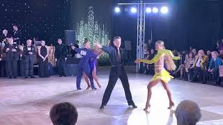 Andrew & Asta and Dmitry & Olena American Style Rumba at Windy City Open 2023