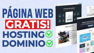 Cómo Crear PÁGINA WEB Gratis Con HOSTING y DOMINIO (2024) Tutorial