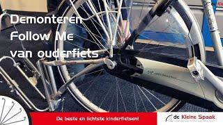 Follow Me demonteren van ouderfiets