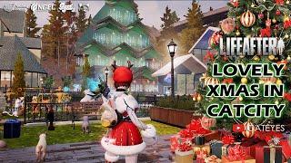 LIFEAFTERFull Tutorial Basic Structures  Xmas in CATCITY Double Manor Design & Decor