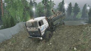 SpinTires обзор мода ( Маз - 5316 )